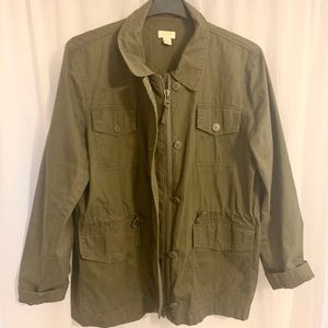 J. Crew Army Green Utility Jacket